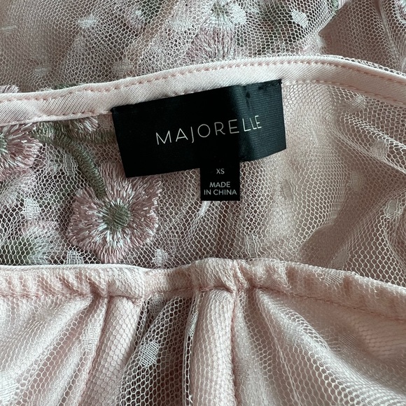 Majorelle Rina Embroidered Princess Pink Dress size XS - Picture 4 of 14